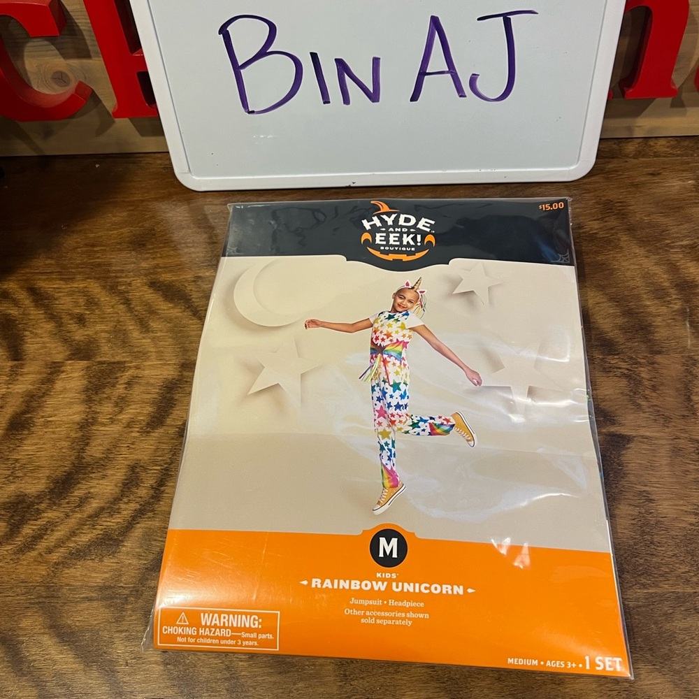 HIDE & EEK Rainbow Disco Unicorn Size M